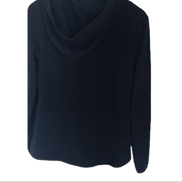 OLD NAVY Active Fleece Cowl Neck Sweater With Long Sleeves Black Size Small - Picture 8 of 10